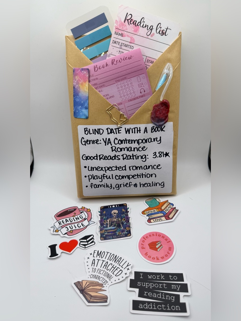 Blind Date With A Book #21 YA Contemporary Romance Book & Accessories